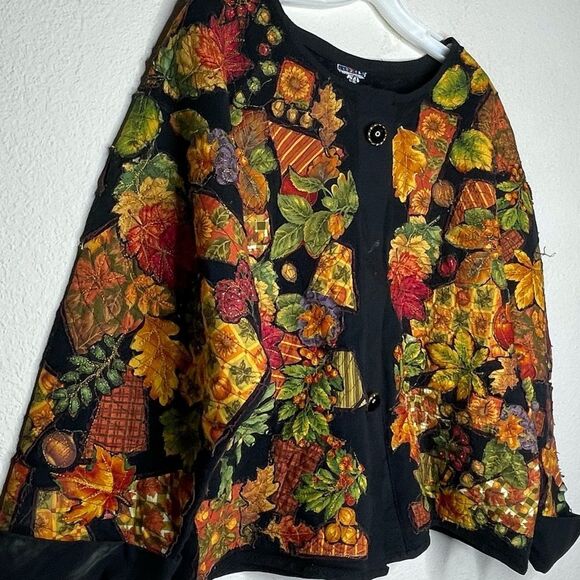Vintage Fall Repurposed Jacket‎ - Picture 3 of 7